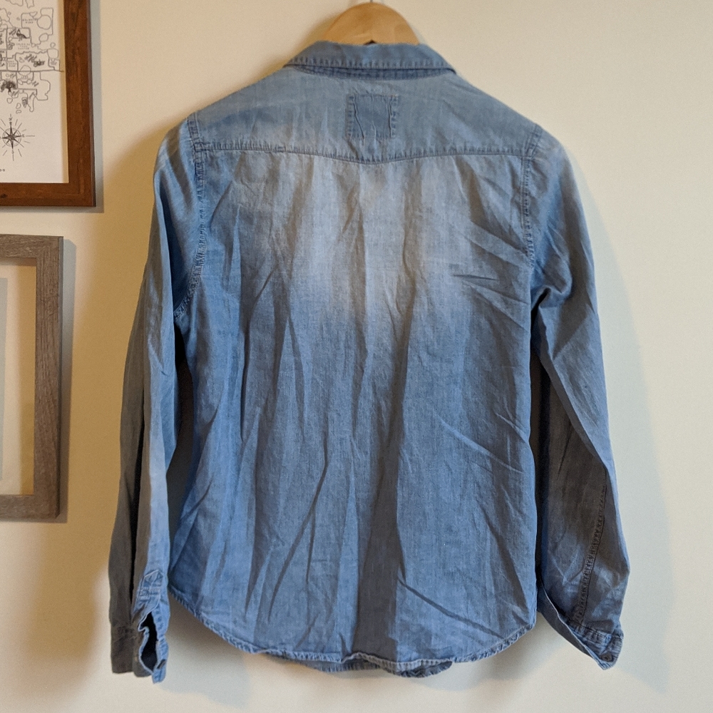 Perfect Chambray Button Down Shirt - image 2